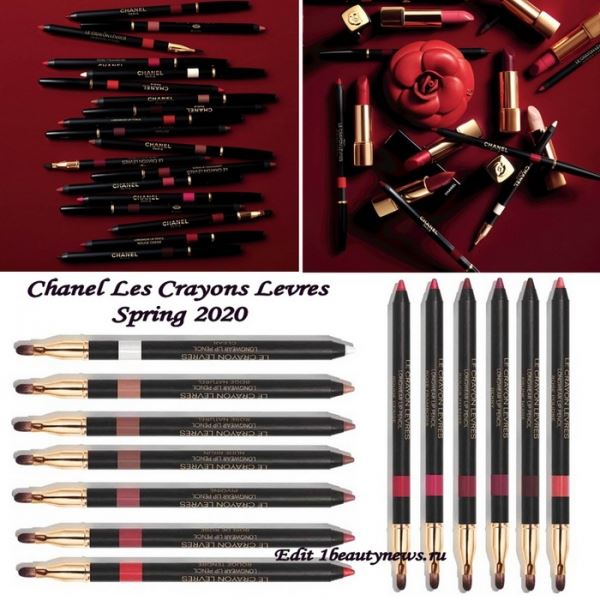 Новые карандаши для губ Chanel Les Crayons Levres Spring 2020
