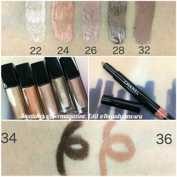 Видео-свотчи палетки теней для век Chanel Les 4 Ombres Eyeshadow Palette 352 Elemental Desert Dream Makeup Collection Spring 2020 — Swatches