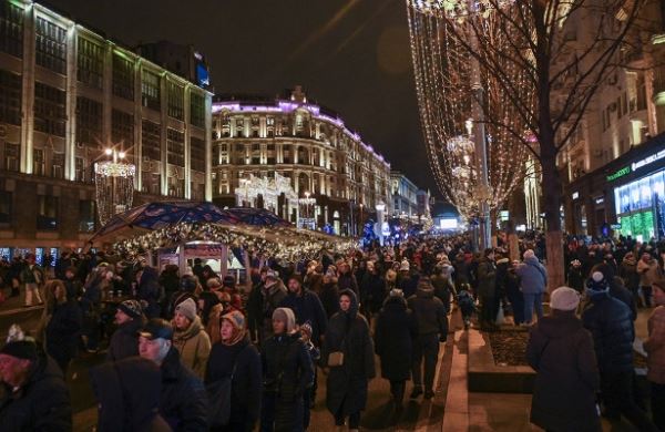 <br />
Москву на новогодние праздники посетили 5 миллионов туристов<br />
